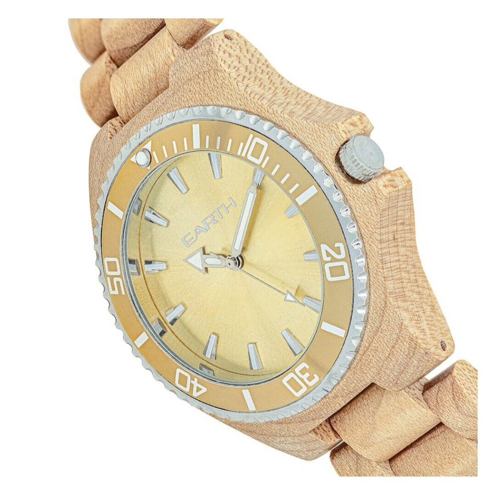 Earthwood Centurion Bamboo Wood Quartz Watch